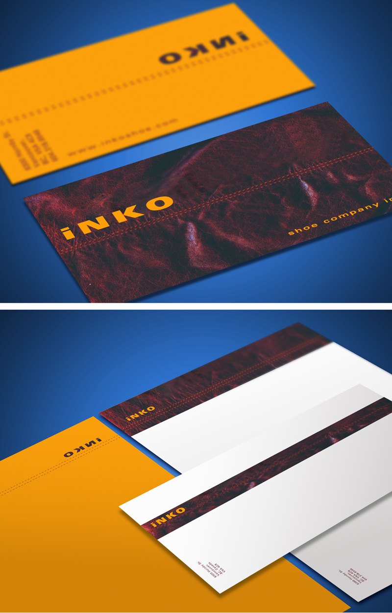 Rut Shapira - inko - business card and letterhead