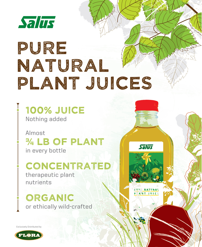 Rut Shapira - Fresh Plant Juices - floor display header