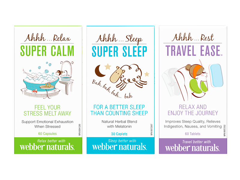 Rut Shapira - Webber Naturals packaging